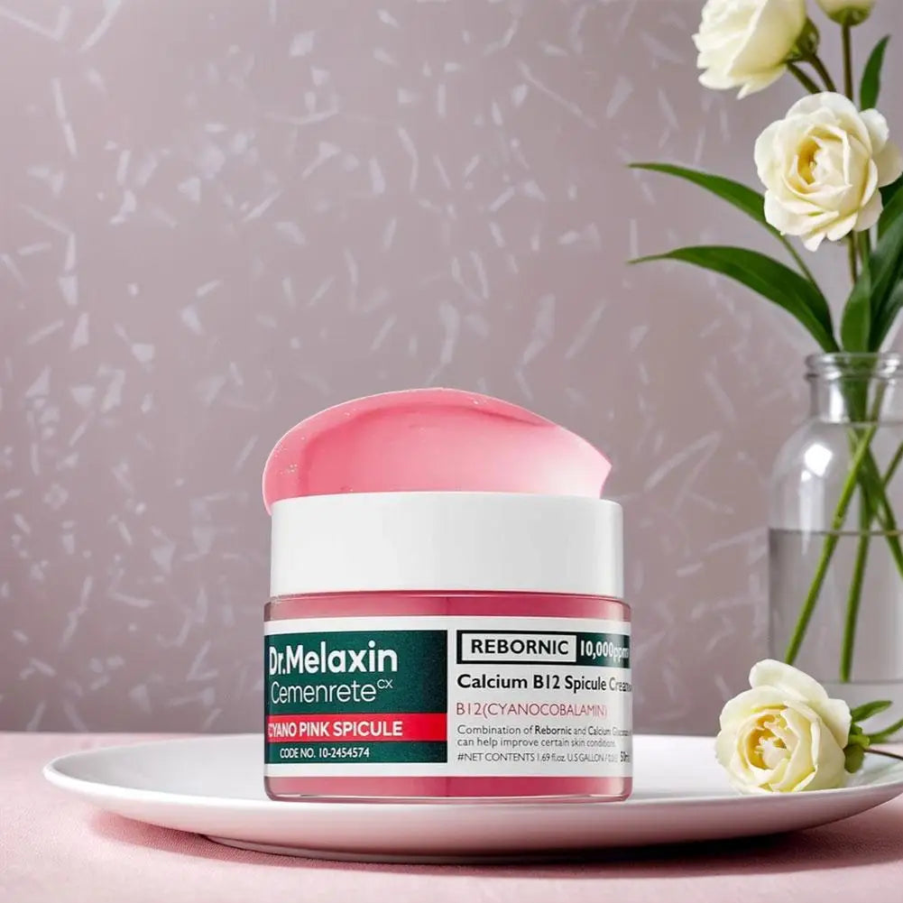 Dr. Melaxin Facial Serum Deeply Hydrates Gently Soothes Repairs Reduces Dark Circles Spots Minimizes Pores Pressed Powder Cream