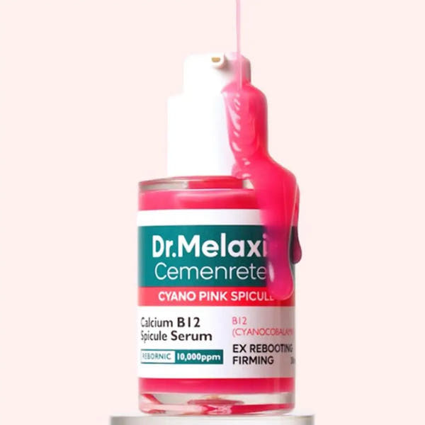 Dr. Melaxin Facial Serum Deeply Hydrates Gently Soothes Repairs Reduces Dark Circles Spots Minimizes Pores Pressed Powder Cream
